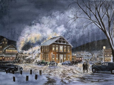 North Field, VT.,  c.1940 by Stanton Manolakas art print