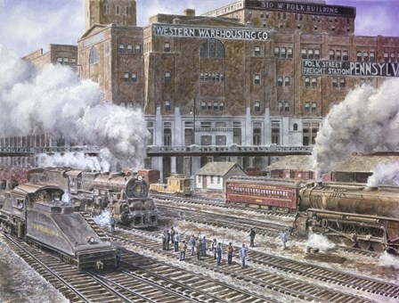 The Gandy Dancers by Stanton Manolakas art print