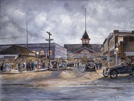 Balboa By Moonlight, c.1920 by Stanton Manolakas art print