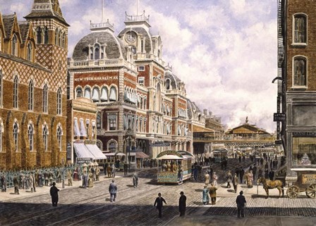 New York,  Central Station by Stanton Manolakas art print