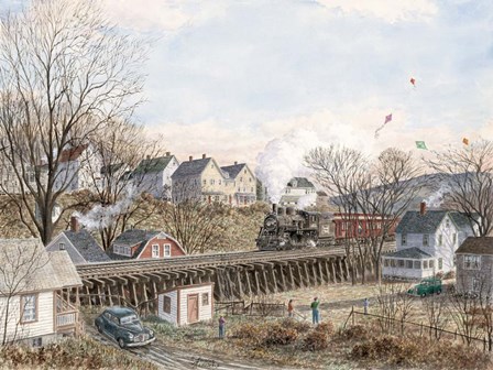 Kites Of March by Stanton Manolakas art print