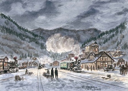 Home For The Holidays by Stanton Manolakas art print