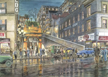 Flight By Night by Stanton Manolakas art print