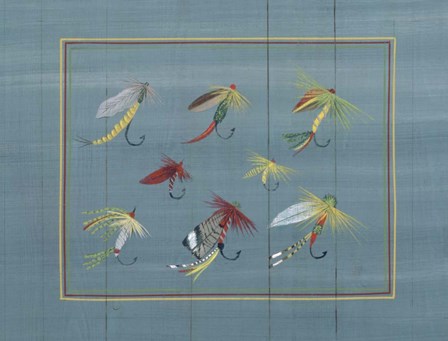 Fishing Hooks 2 by Susan Clickner art print