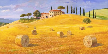 Colline in Toscana by Adriano Galasso art print