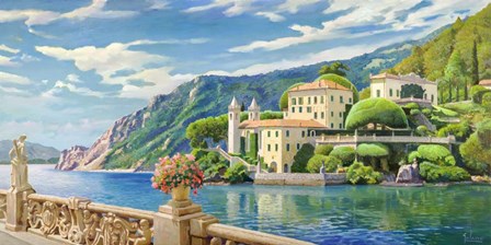 Villa sul Lago by Adriano Galasso art print