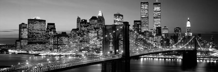 Brooklyn Bridge to Manhattan by Richard Berenholtz art print