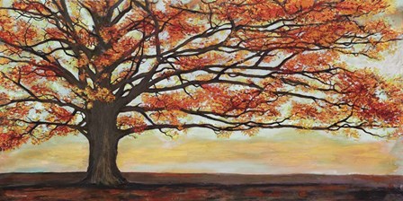 Red Oak by Bob Ferri art print