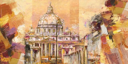 Splendida Roma by Luigi Florio art print