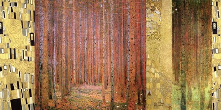 Forest II by Gustav Klimt art print