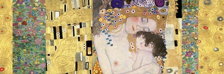 Deco Panel (The Three Ages of Woman) by Gustav Klimt art print