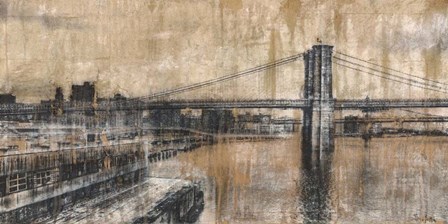 Brooklyn Bridge 1 by Dario Moschetta art print