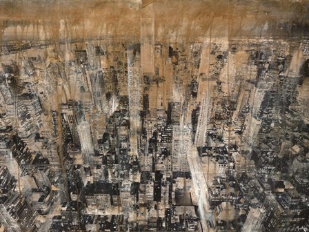 NYC Aerial 4 by Dario Moschetta art print