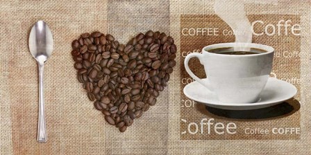 I Love Coffee by Skip Teller art print