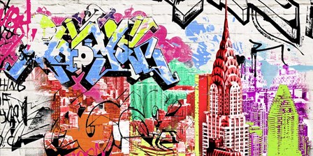 Pop Manhattan by Skip Teller art print