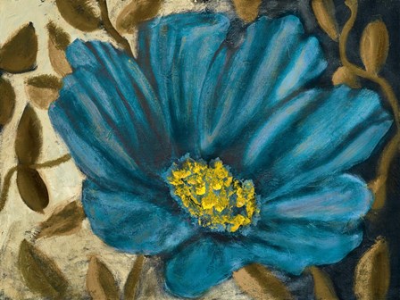 Simple Blue Garden II by Walt Johnston art print