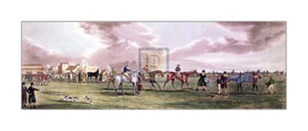 Ascot Heath: Preparing to Start by Henry Alken Jr. art print