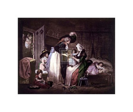 Visit to the Child At Nurse  [M] by George Morland art print