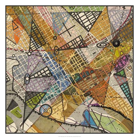 Modern Map of D.C. by Nikki Galapon art print