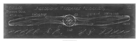 Propeller Diagram by Ethan Harper art print
