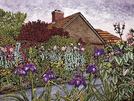 Purple Iris by Thelma Winter art print