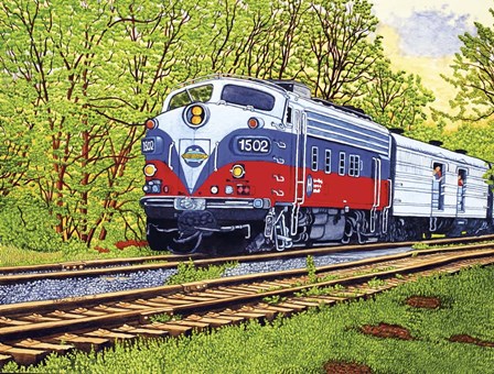 Engine #1502 by Thelma Winter art print