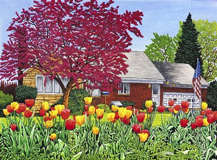 Springtime In Eden by Thelma Winter art print