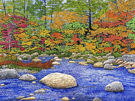 Stony Brook by Thelma Winter art print