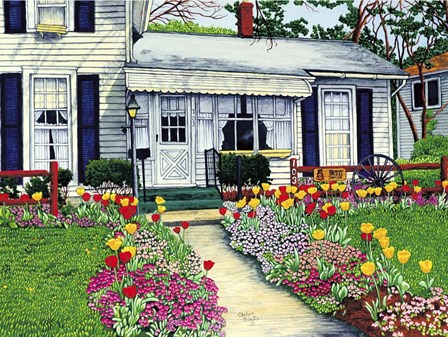 Best's Tulip Garden by Thelma Winter art print