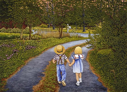 Hand In Hand by Thelma Winter art print