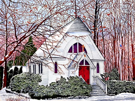 Chapel At Chautauqua by Thelma Winter art print