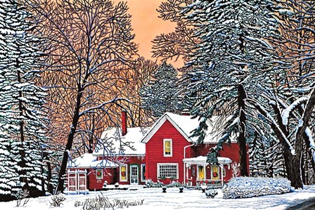 Dressed For The Holidays, Hamburg Ny by Thelma Winter art print