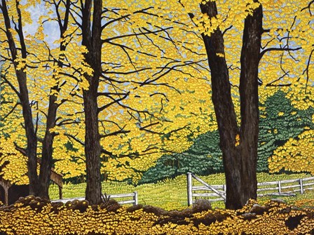 Golden Day, New Hampshire by Thelma Winter art print