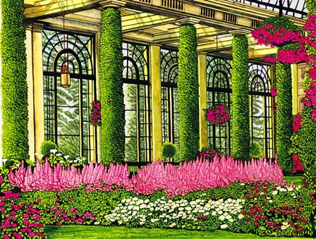 Longwood Gardens - Conservator, Pennsylvania by Thelma Winter art print