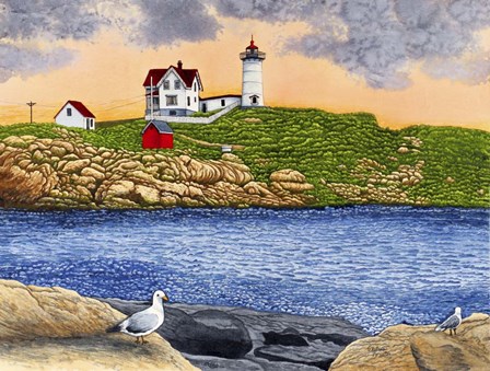 Nubble Light II C2005 by Thelma Winter art print