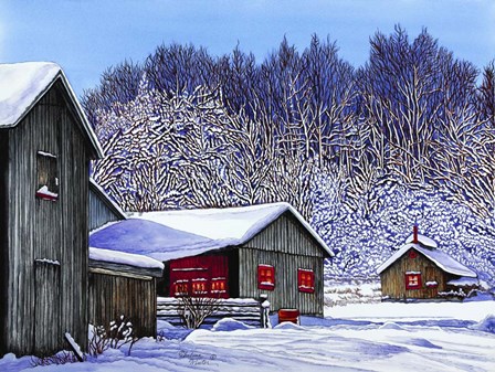 Old Sugar Shanty by Thelma Winter art print
