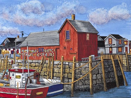 Rockport Motif I, Maine by Thelma Winter art print
