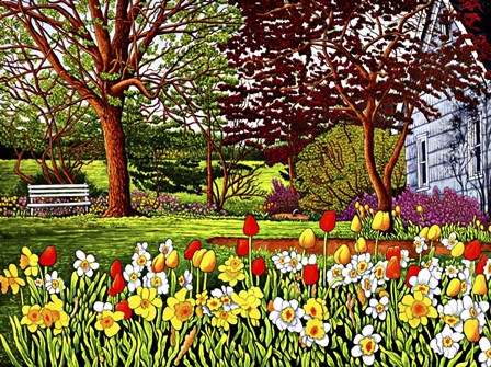 Spring Garden II, Eden Ny by Thelma Winter art print