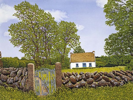 Irish Cottage by Thelma Winter art print