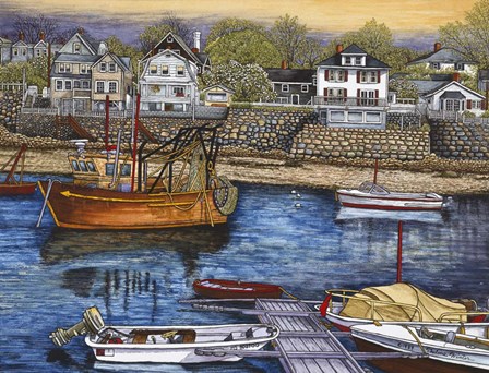 Rockport Harbor by Thelma Winter art print