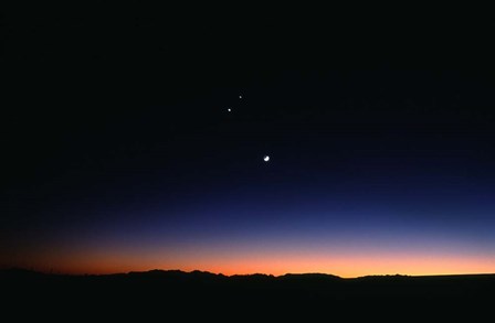 Moon Planets by Thomas Haney art print