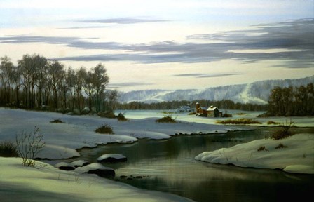 Green Fields by Thomas Linker art print