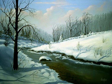Winter Landscape 4 by Thomas Linker art print