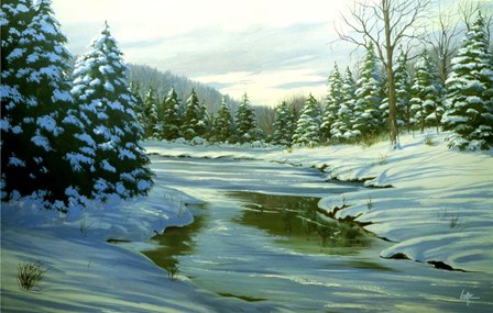 Winter Landscape 14 by Thomas Linker art print