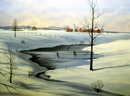 Winter Landscape 30 by Thomas Linker art print