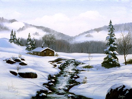 Winter Landscape 32 by Thomas Linker art print
