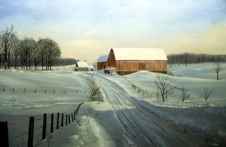 Winter Landscape 33 by Thomas Linker art print