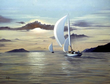 Sailing by Thomas Linker art print