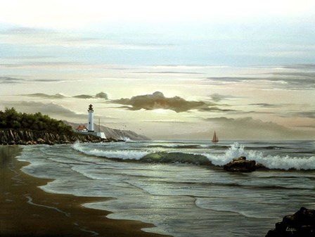 Lighthouse 3 by Thomas Linker art print
