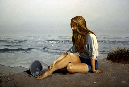 Day on the Beach 7 by Thomas Linker art print